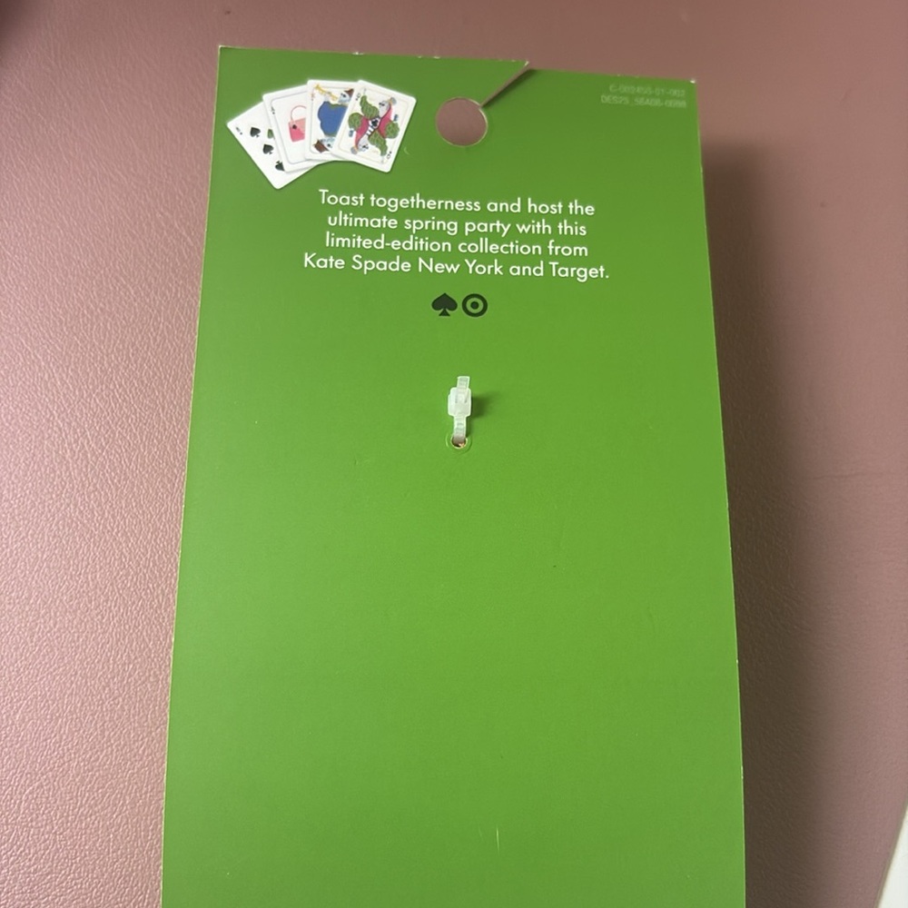 Kate Spade x Target Mini Deck of Playing Cards Key Charm / Keychain - Picture 2 of 2